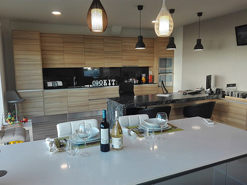 Cozinhas no showroom da Cookit em Braga